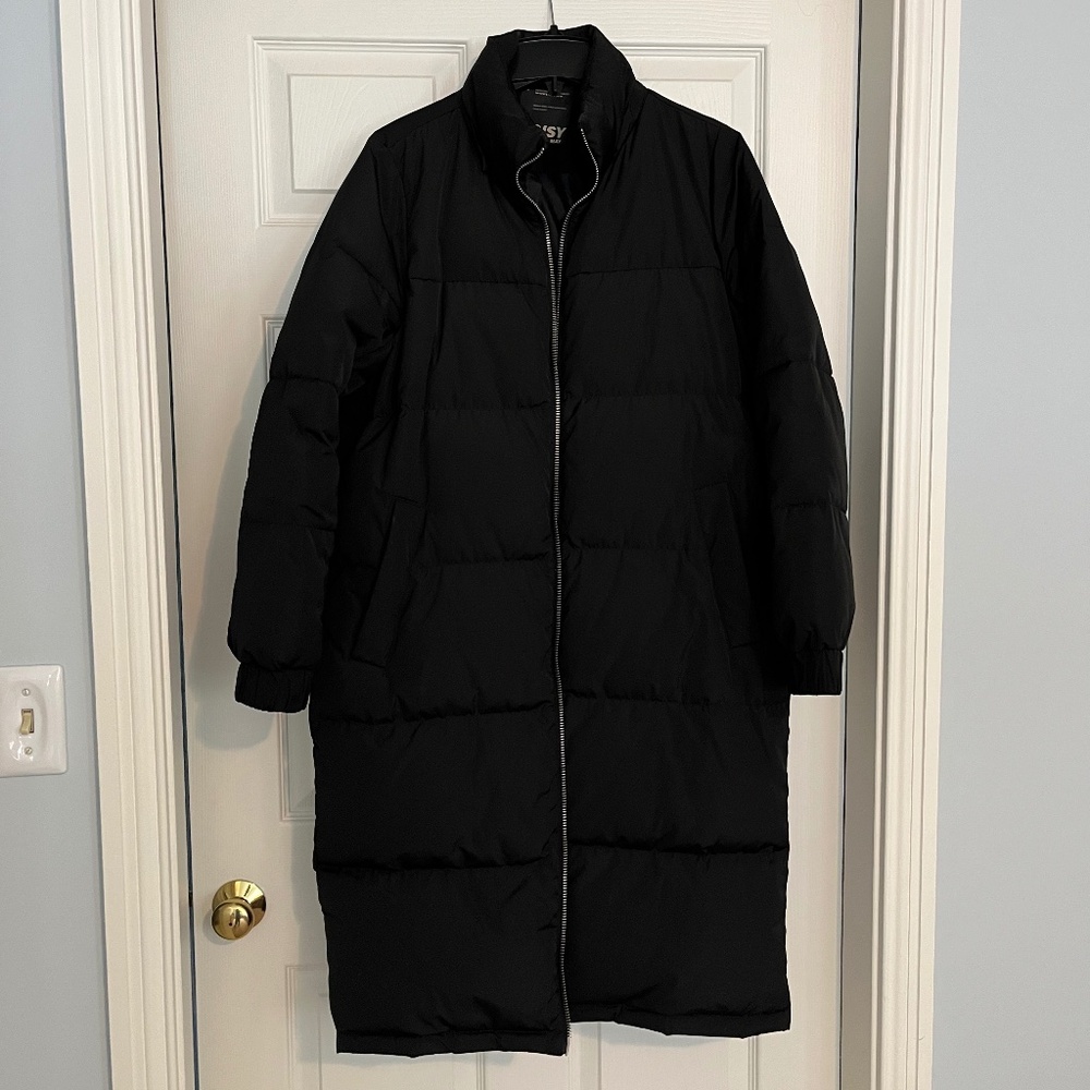 Noisy May Puffer coat, Black, size Small
